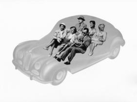 BMW 501 (1953) - Interieur mit Platz für sechs Personen