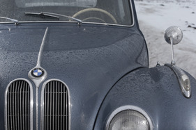 BMW 501 (1954) - die strömungsgünstige Karosserie soll einen cw-Wert von weniger als 0,4 haben