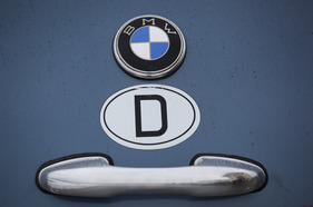 BMW 501 (1954) - massiver Griff, um den Kofferraum zu öffnen