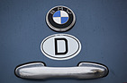 BMW 501 (1954) - massiver Griff, um den Kofferraum zu öffnen