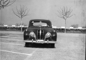 BMW 501 B (1954) - Vorderansicht eines Testwagens