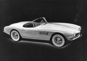 BMW 507 (1955) - Zeichnung des Tourensportwagens