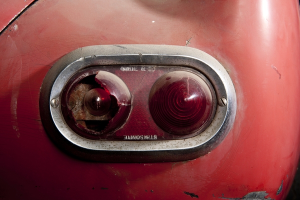Image: BMW 507 (1957) - the ex-car of Hans Stuck and Elvis - unrestored - exhibited at the BMW Museum in 2014