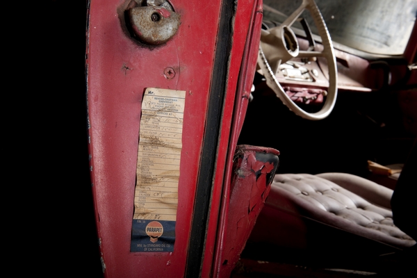 Image: BMW 507 (1957) - the ex-car of Hans Stuck and Elvis - unrestored - exhibited at the BMW Museum in 2014