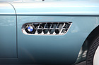 Image: BMW 507 (1958) - the chrome air outlets on the flank gleam like they did back then - at Retro Classics Stuttgart 2013