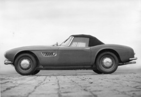 BMW 507 (1959) - Silhouette mit Stoffdach