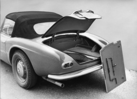 BMW 507 (1959) - der Kofferaum ausgepackt (Werkzeug)
