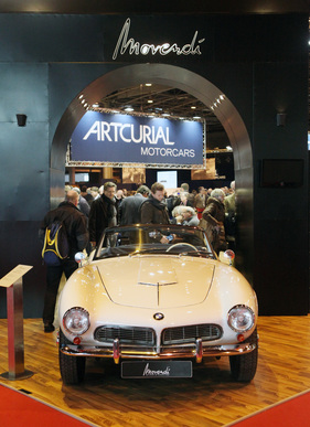 BMW 507 Serie II (1958) - auf dem Stand von Movendi - Rétromobile Paris 2014