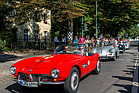 BMW 507 vor Porsche 356 - 24 Tour du Pont 2015