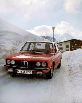 BMW 520 (1972) - im Winterbetrieb