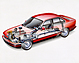 BMW 525 iX (1992) - mit Allradantrieb (© BMW AG, 1992) BMW 525 iX (1992) - mit Allradantrieb (© BMW AG, 1992)