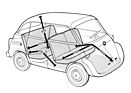 BMW 600 (1957) - viel Platz im Innenraum