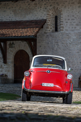 BMW 600 (1958) – Auch die breite hintere Spur verrät die "grosse Isetta"