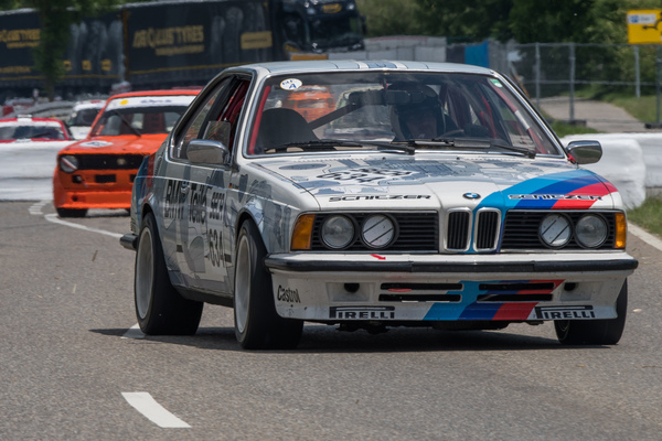 BMW 635 CSI - auf der Rennstrecke hinter dem Messegebäude - Motorworld Classics Bodensee 2018