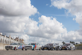 BMW 635 CSi (1984), BMW M3 E30 (1987), BMW M3 DTM (2012) und BMW M4 DTM (2014) - mit dem Rennsport entwickelten sich auch die Rennwagen (1984)
