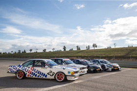 BMW 635 CSi (1984), BMW M3 E30 (1987), BMW M3 DTM (2012) und BMW M4 DTM (2014) - viermal auf Anhieb erfolgreich in der DTM (1984)
