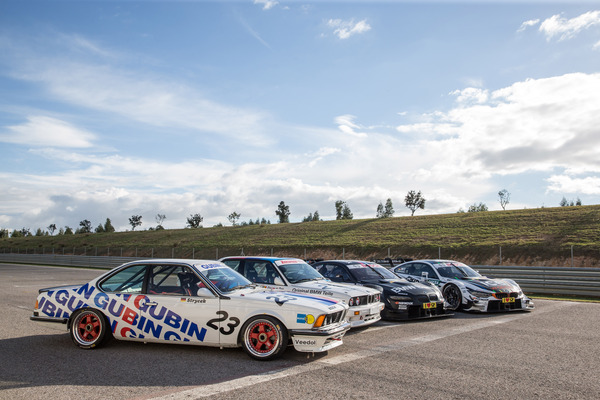 BMW 635 CSi (1984), BMW M3 E30 (1987), BMW M3 DTM (2012) und BMW M4 DTM (2014) - viermal auf Anhieb erfolgreich in der DTM