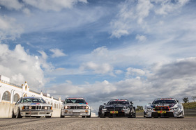 BMW 635 CSi (1984), BMW M3 E30 (1987), BMW M3 DTM (2012) und BMW M4 DTM (2014) - viermal auf Anhieb erfolgreich in der DTM (1984)