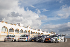 BMW 635 CSi (1984), BMW M3 E30 (1987), BMW M3 DTM (2012) und BMW M4 DTM (2014) (1984)