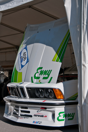 BMW 635 CSi Gruppe 2 (1981) an der Arosa ClassicCar 2013 – Renn- & Competition Klasse