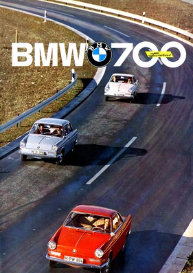 BMW 700 (1961) - Fahrzeugprospekt des 700 Luxus