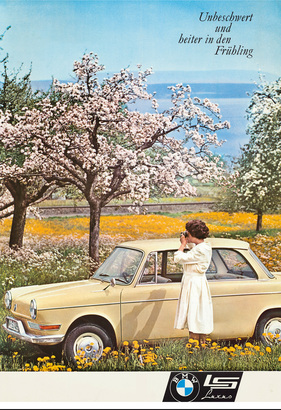 BMW 700 LS Luxus (1962) - Werbung in idyllischer Umgebung (1962)