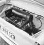 BMW 700 Limousine (1961) - Blick in den Motorraum eines Testwagens