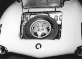 BMW 700 RS (1961) - Ersatzrad mit Benzineinfüllstutzen in der Nabe