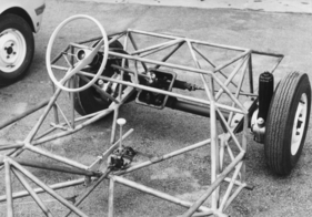 BMW 700 RS (1961) - Lenkung und Vorderachse wurden vom Serien-BMW-700 übernommen