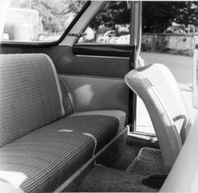 BMW 700 Sport (1961) - Rückbank der Coupé-Version