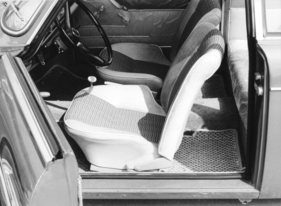 BMW 700 Sport (1961) - auch hinten gab es noch reichtlich Platz im Testwagen