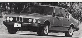 BMW 728i - 184 PS (DIN) Benzineinspritzung (1986)