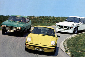 BMW CSL, Ford Capri GT und Porsche Carrera im (historischen) Vergleich