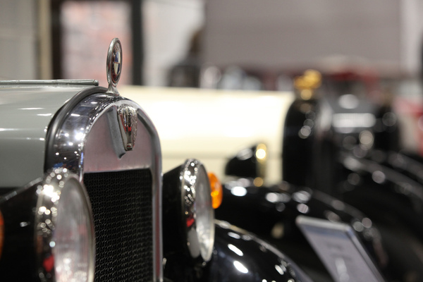 BMW Dixe mit hochaufstehendem BMW-Zeichen - Retro Classics Bavaria 2017 in Nürnberg