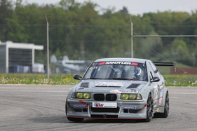 BMW E36 (1992) - Vintage Demo Racing hinter den Hallen - Klassikwelt Bodensee 2023