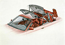 BMW E36 Cabriolet (1993) – Das vollelektrische Verdeck bietet ein Plus an Komfort.