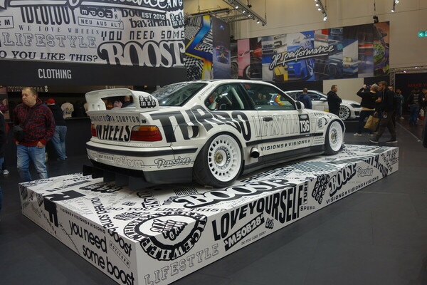 BMW E36 auf dem Stand von JP Performance - Essen Motor Show 2022