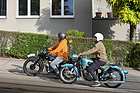 Image: BMW single-cylinder on the way to the entrance - Albisgütli Classic Cars & Bikes 2024