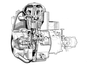 BMW Isetta (1955) - der Motor der Isetta 250