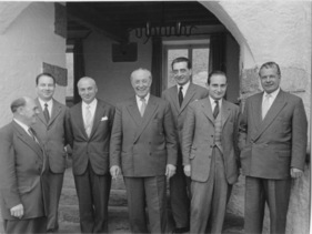 BMW Isetta (1956) - das Entwicklungsteam beim BMW