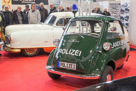 BMW Isetta 250 (1959) als knuffiger Polizei-Streifenwagen – Bremen Classic Motorshow 2024