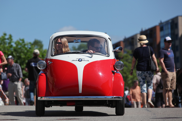 BMW Isetta 300 - bei der Abfahrt - am OSMT Zug vom 7. August 2016