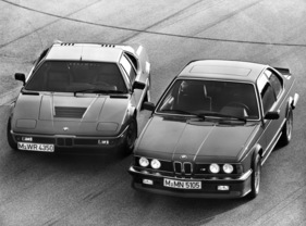 BMW M 635 CSI (1985) - derselbe Motor, aber sehr unterschiedliche Fahrzeuge, links der BMW M1