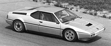 BMW M1 (1977) - früher Prototyp, man beachte die Frontgestaltung