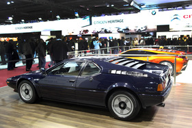 BMW M1 (1980) - Kunststoff-Sportwagen aus München auf dem BMW-Stand (Rétromobile 2013)