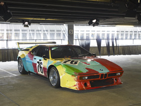 BMW M1 Gruppe 4 (1979) - Der BMW M1 Art Car von Andy Warhol - Hier an der BMW Art Car Ausstellung 2012 in London (1979)
