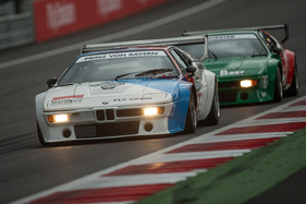BMW M1 - Poldi - Prinz von Bayern - auf dem Fly Saudia M1 - BMW M1 ProCar-Revival anlässlich des GP Österreich 2016