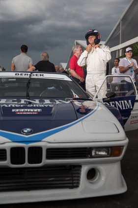 BMW M1 ProCar Revival GP Österreich 2016 - Gerhard Berger fährt mit offenem Helm