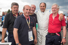 BMW M1 ProCar Revival GP Österreich 2016 - Gerhard Berger mit der alten BMW-Mannschaft