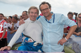 BMW M1 ProCar Revival GP Österreich 2016 - Leopold von Bayner mit Peter Hinterer (besitzt mit seinem Bruder zusammen den Regazzoni M1)